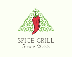 Organic Spicy Herb logo design