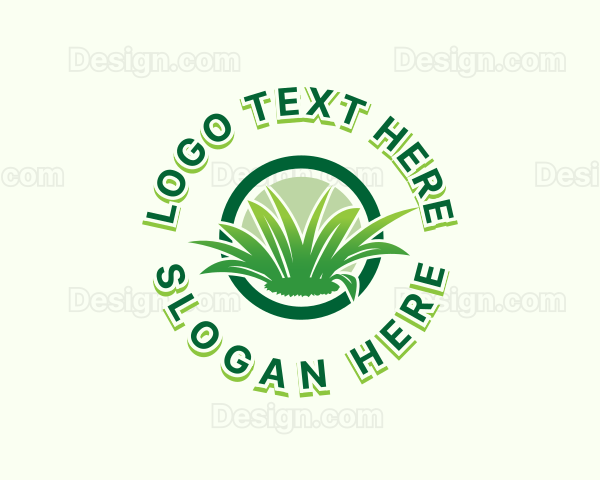 Grass Leaf Landscaping Logo