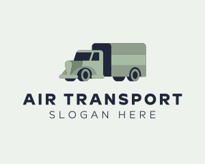 Cargo Forwarding Truck logo design