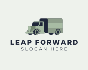 Cargo Forwarding Truck logo design