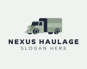 Cargo Forwarding Truck logo design