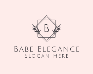 Organic Beauty Leaves Cosmetics logo design