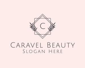 Organic Beauty Leaves Cosmetics logo design