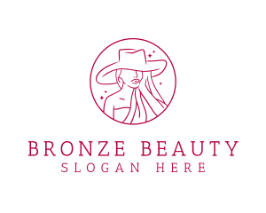 Fashion Hat Beauty  logo design