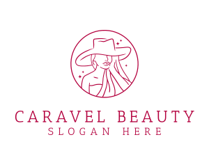 Fashion Hat Beauty  logo design