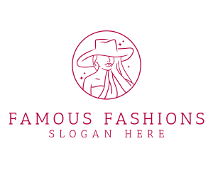 Fashion Hat Beauty  logo design