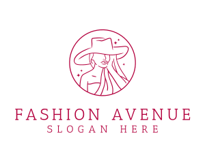 Fashion Hat Beauty  logo design