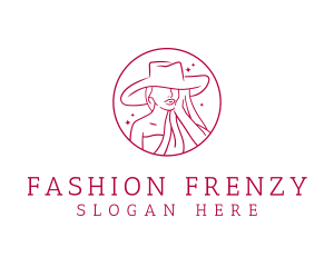 Fashion Hat Beauty  logo design