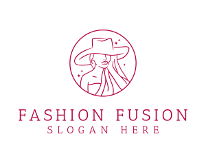 Fashion Hat Beauty  logo design