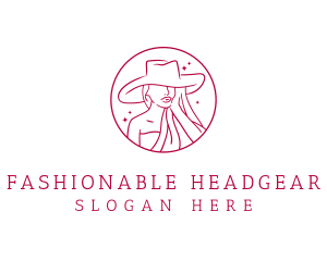 Fashion Hat Beauty  logo design