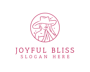 Fashion Hat Beauty  logo design