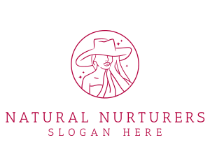 Fashion Hat Beauty  logo design