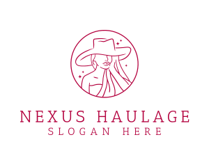 Fashion Hat Beauty  logo design