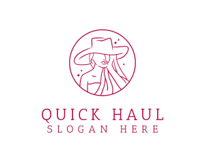 Fashion Hat Beauty  logo design