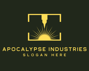 Industrial Laser Spark logo design