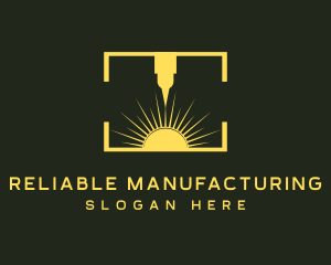 Industrial Laser Spark logo design