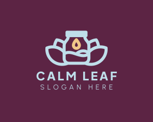 Calming Light Jar logo design