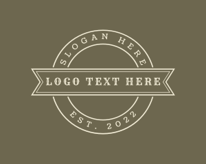 Circular Cowboy Banner logo