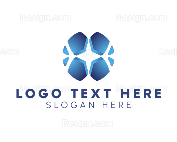 Modern Cross Mosaic Logo