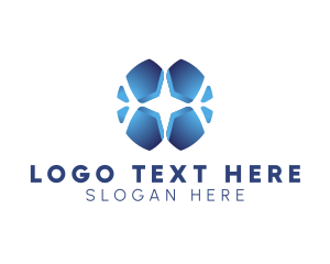 Modern - Modern Cross Mosaic logo design