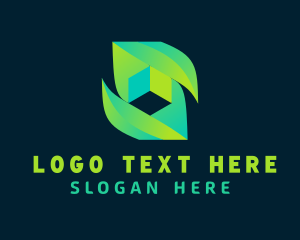 Generic Cube Letter S Logo