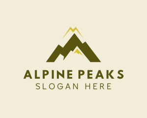 Mountain Peak Camp logo design