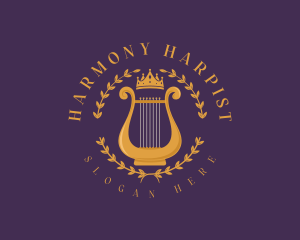 Musical Lyre Harp logo