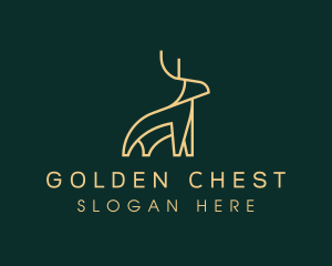 Golden Deer Company logo design