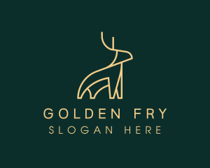 Golden Deer Company logo design