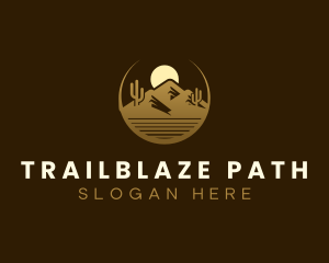 Travel Desert Mountain logo design