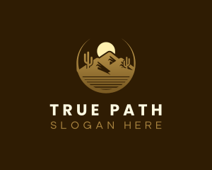 Travel Desert Mountain logo design