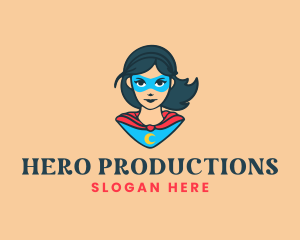 Super Woman Hero logo