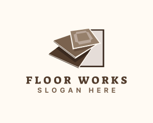 Floor Pavement Tiling  logo design