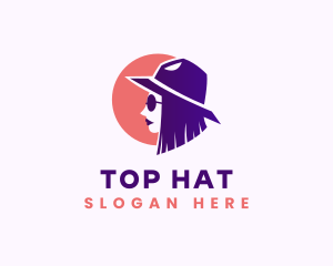 Fedora Female Fashion logo design