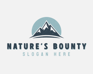 Rustic Mountain Peak logo design