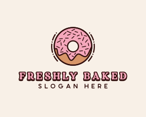 Donut Dessert Confectionery logo design