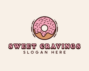 Donut Dessert Confectionery logo design