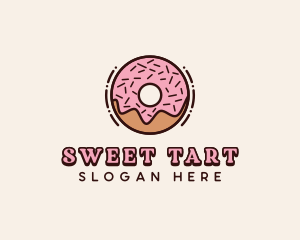 Donut Dessert Confectionery logo design