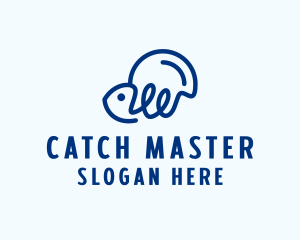 Fishing Line Fish logo