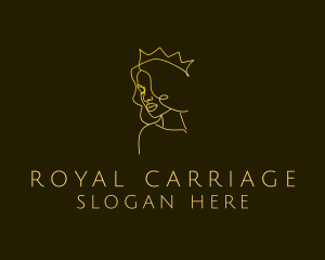 Royal Queen Cosmetics logo design