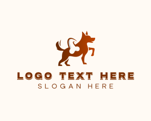 Veterinarian - Dog Pet Veterinarian logo design