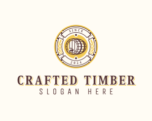 Brewery Beer Barrel logo design