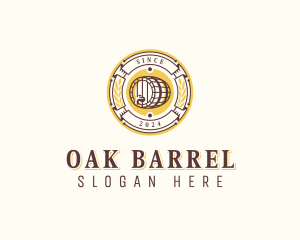 Brewery Beer Barrel logo design