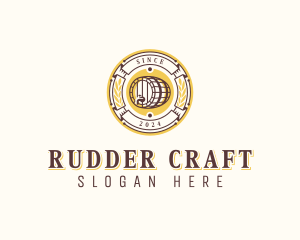 Brewery Beer Barrel logo design