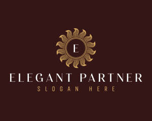 Premium Luxury Sun logo design