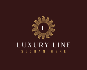 Premium Luxury Sun logo design