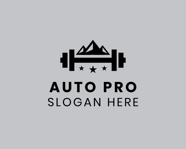 Weightlifting logo example 1