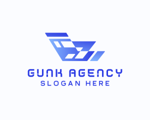 Technology Company Agency logo design