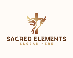 Sacred Dove Cross logo
