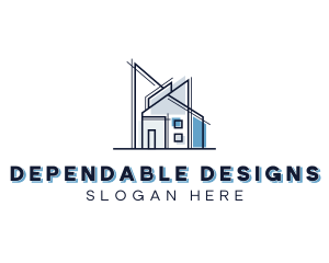 Home Contractor Structure logo design